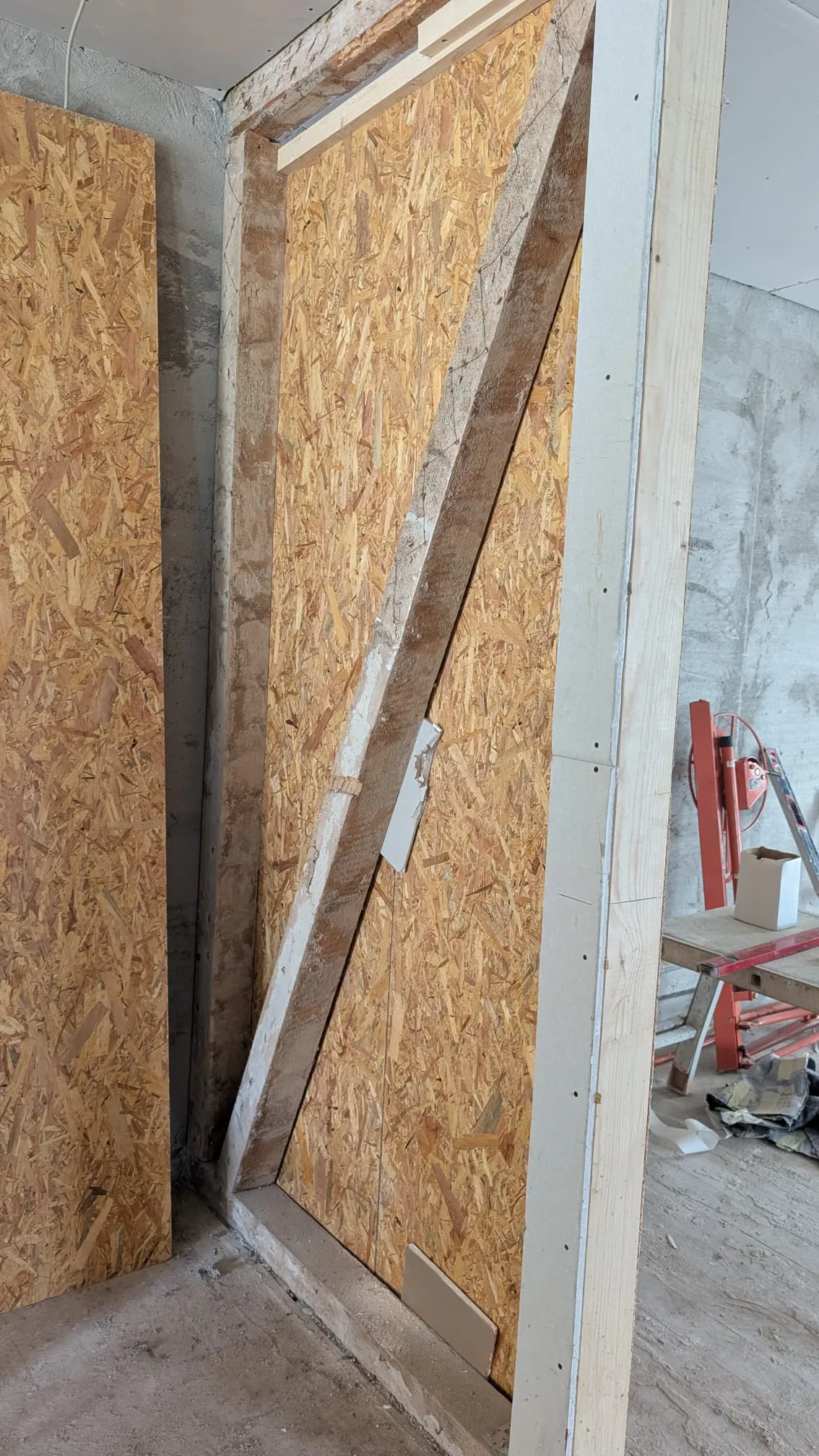 OSB-Verkleidung – Wand